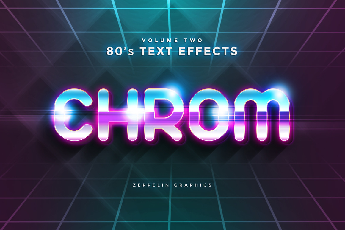 80s Text Effects