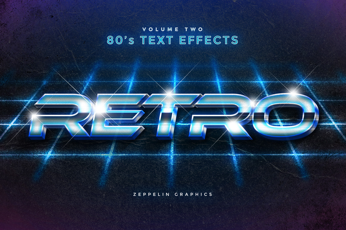 80s Text Effects