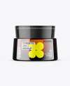 Amber Glass Cosmetic Jar Mockup Amber Glass Cosmetic Jar Mockup