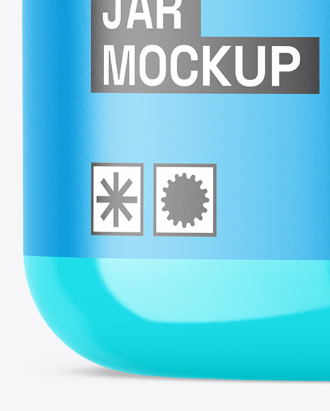 Glossy Jar Mockup
