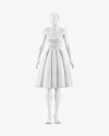 Women's Dress w/ Mannequin Mockup