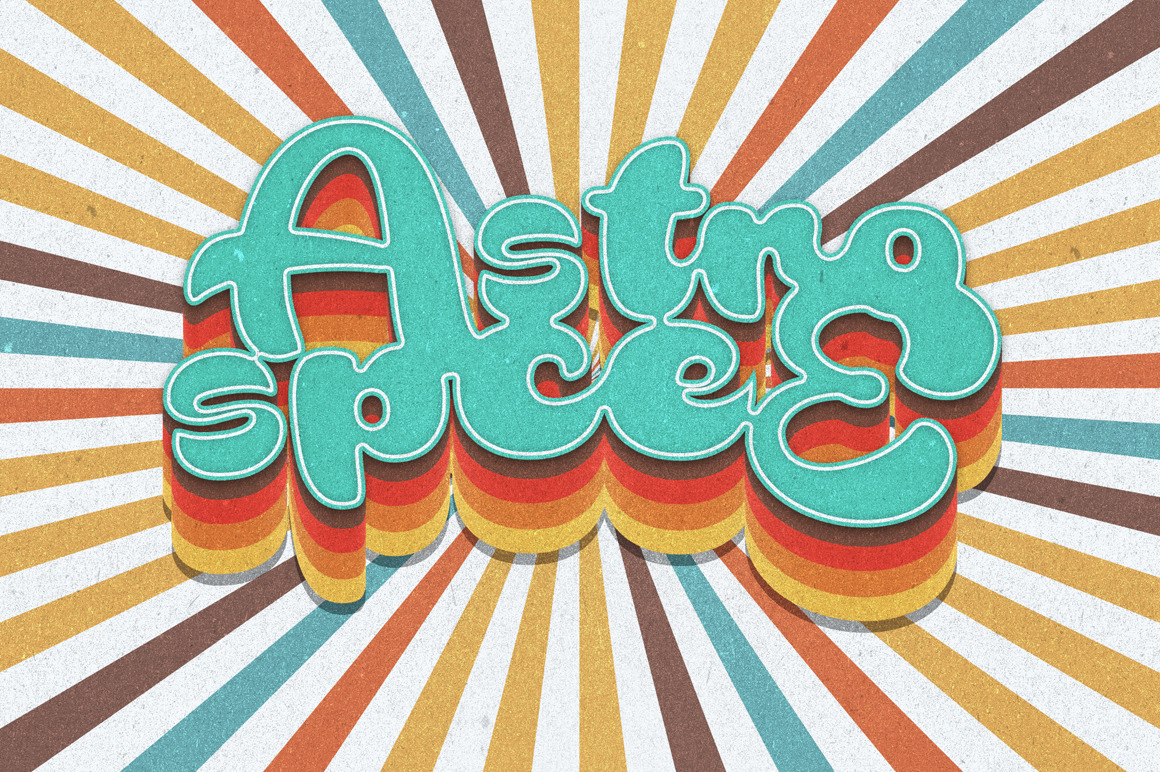 70s Text Effects for Photoshop