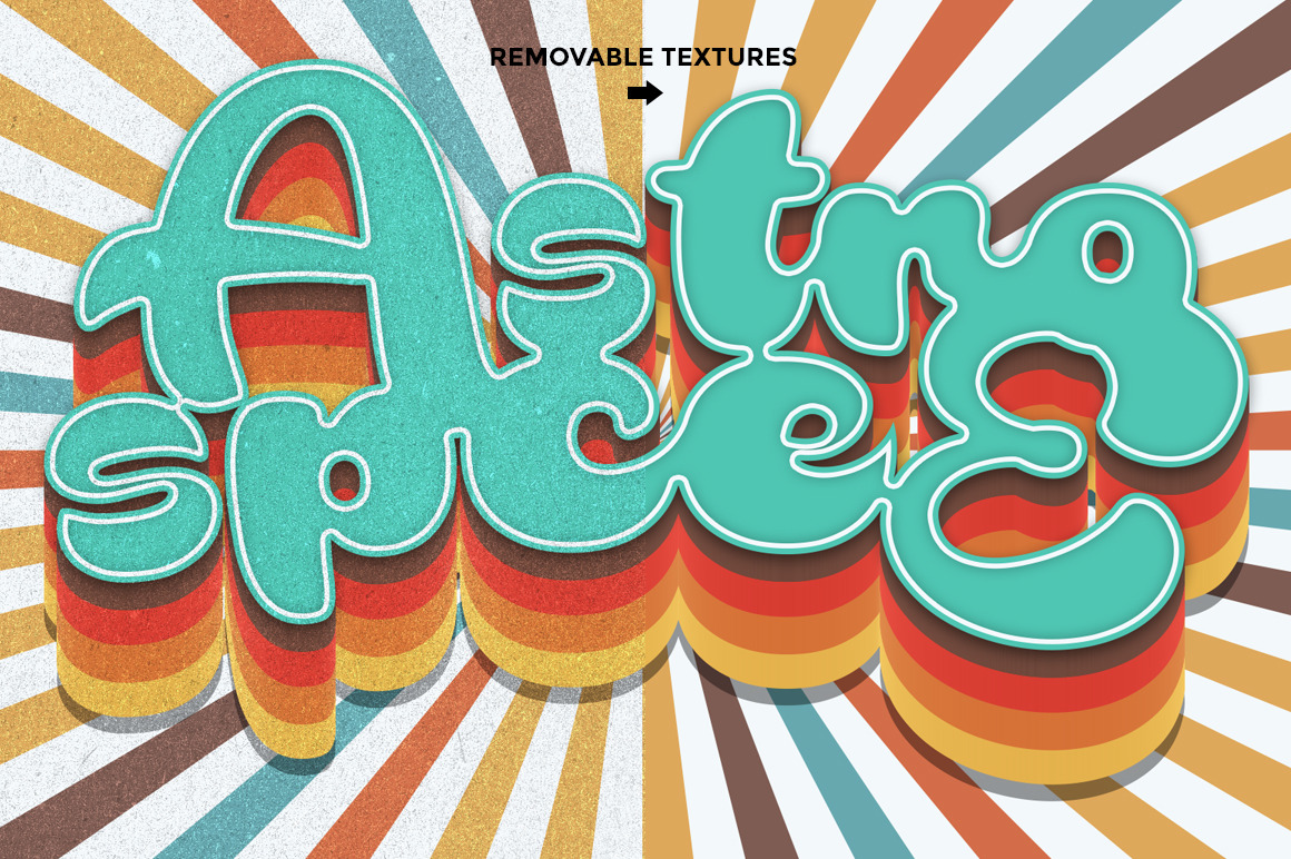 70s Text Effects for Photoshop