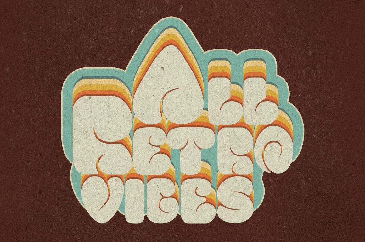 70s Text Effects for Photoshop