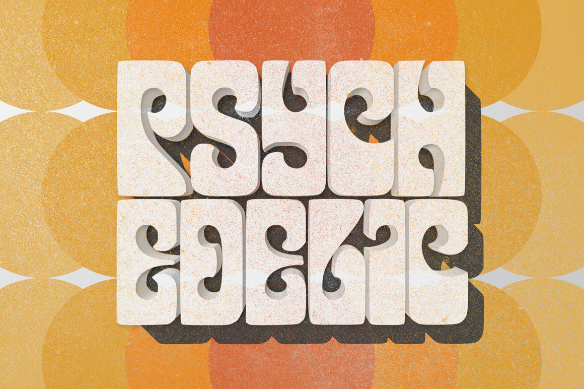 70s Text Effects for Photoshop