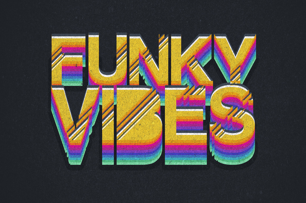 70s Text Effects for Photoshop