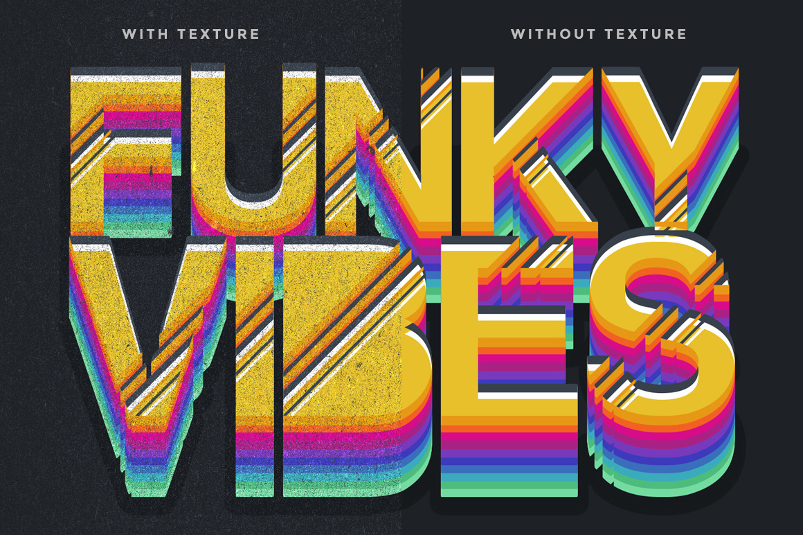 70s Text Effects for Photoshop