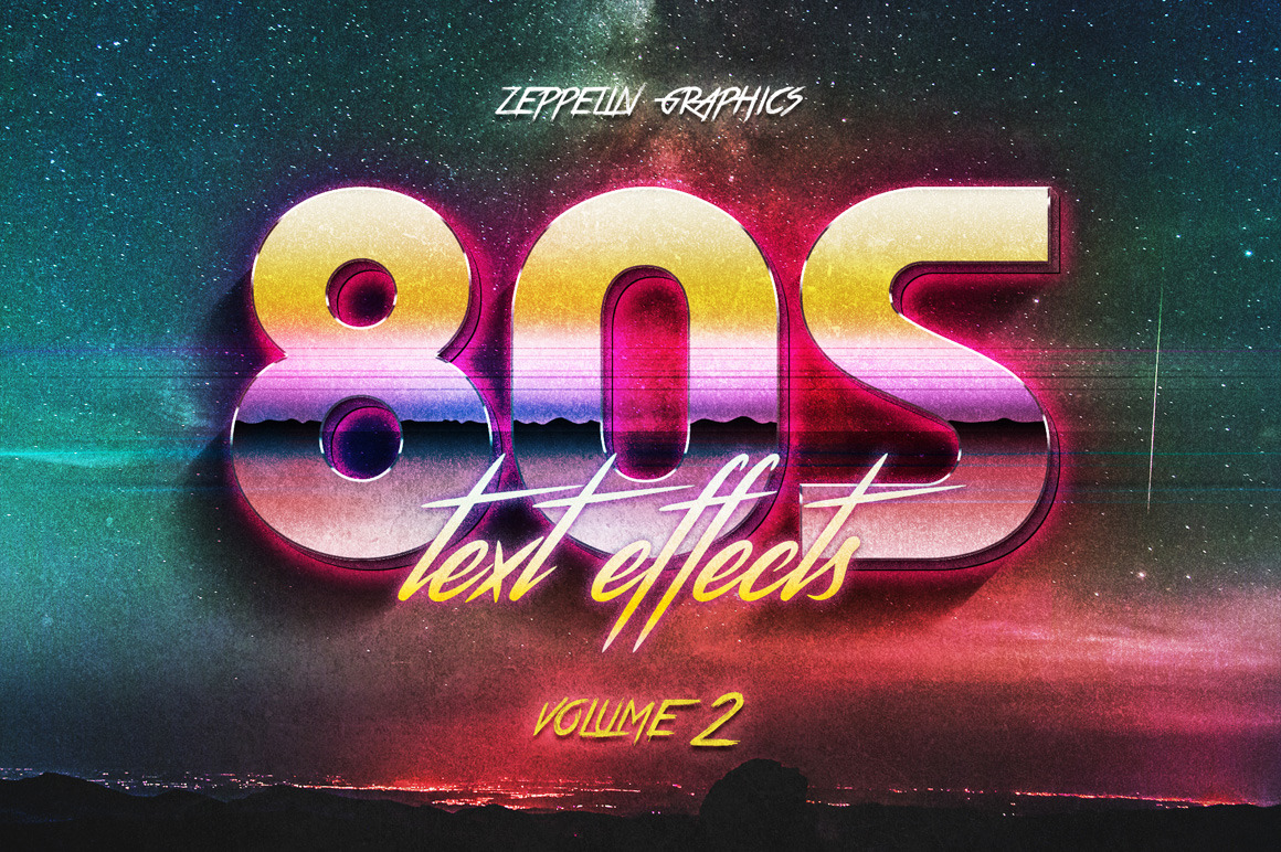 80s Text Effects Vol.2