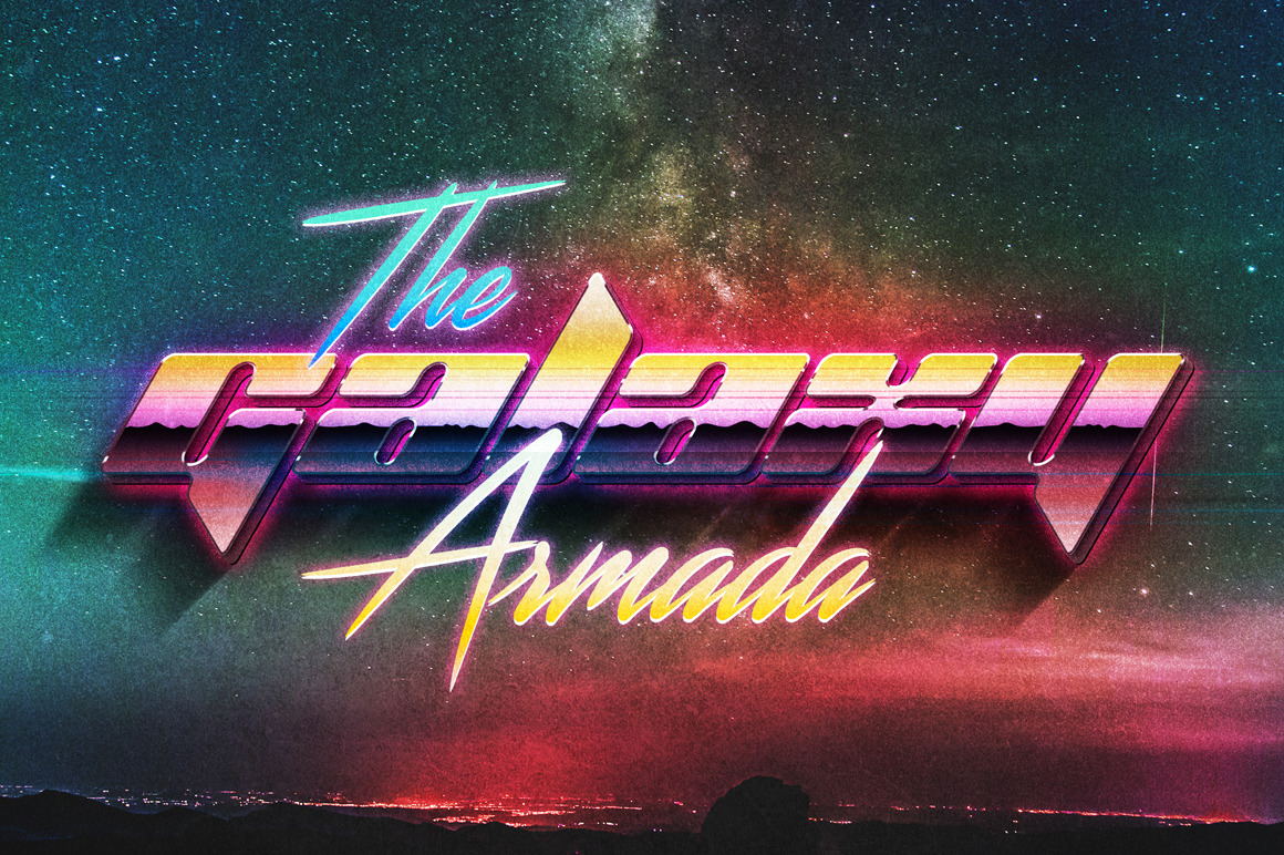 80s Text Effects Vol.2