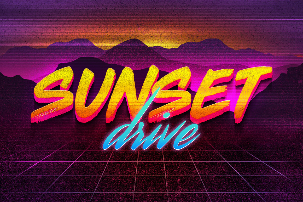 80s Text Effects Vol.2