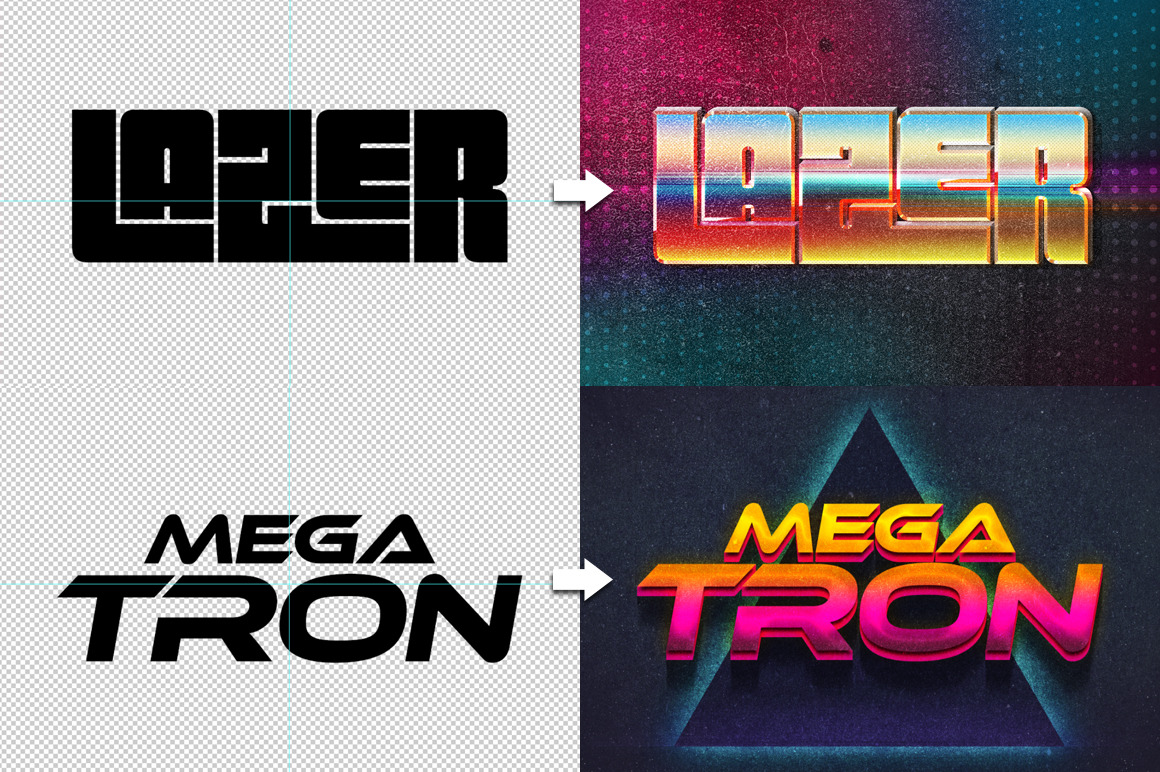 80s Text Effects Vol.2