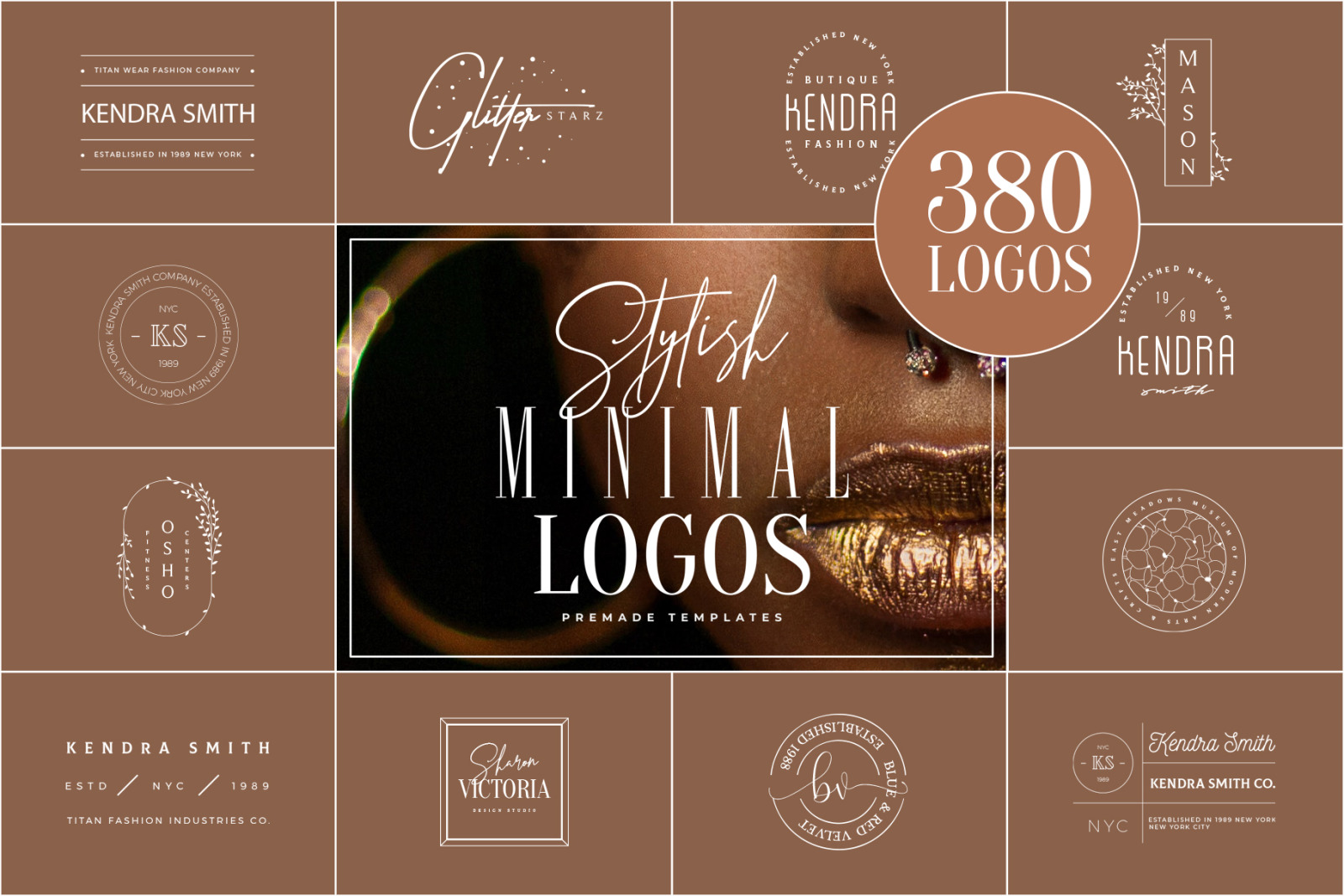 380 Stylish &amp; Minimal Logos