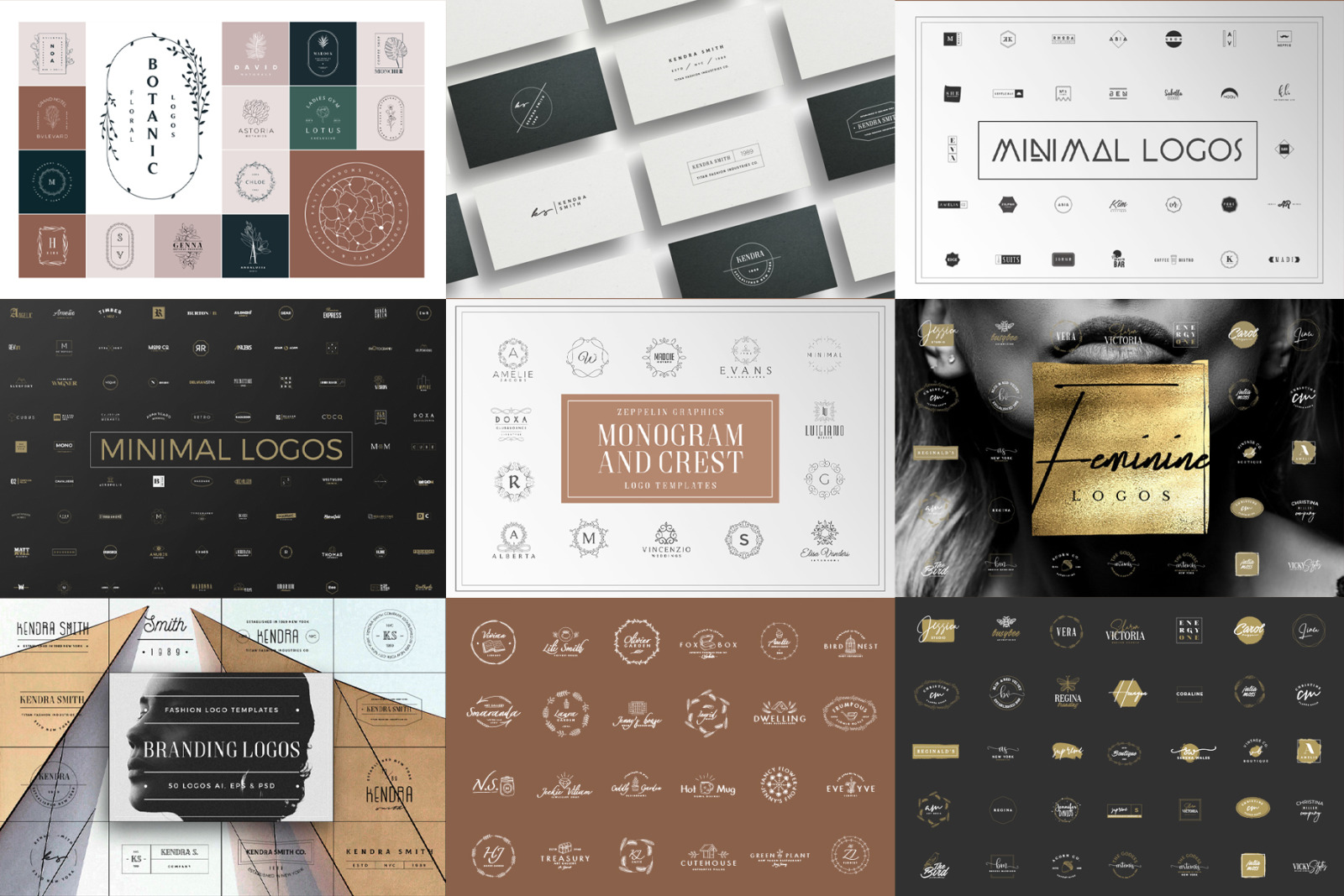 380 Stylish &amp; Minimal Logos