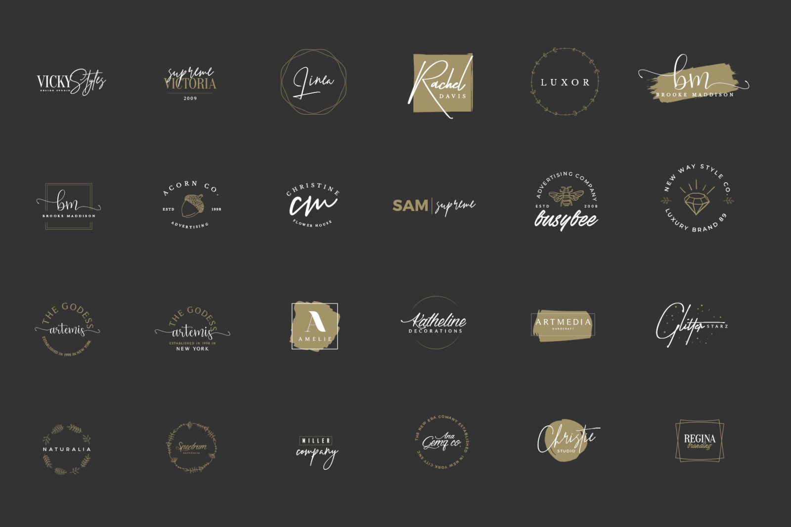 380 Stylish &amp; Minimal Logos