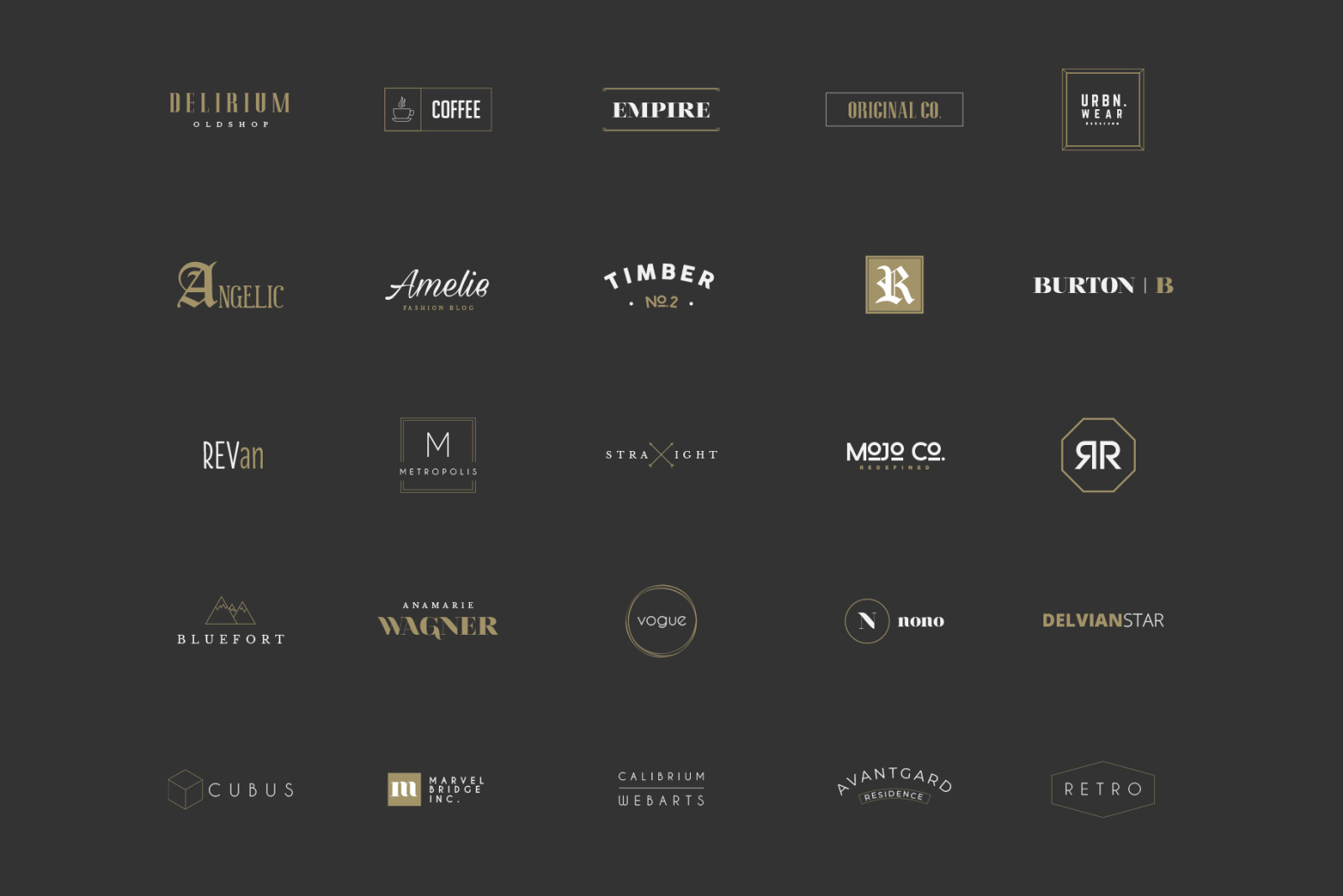 380 Stylish &amp; Minimal Logos