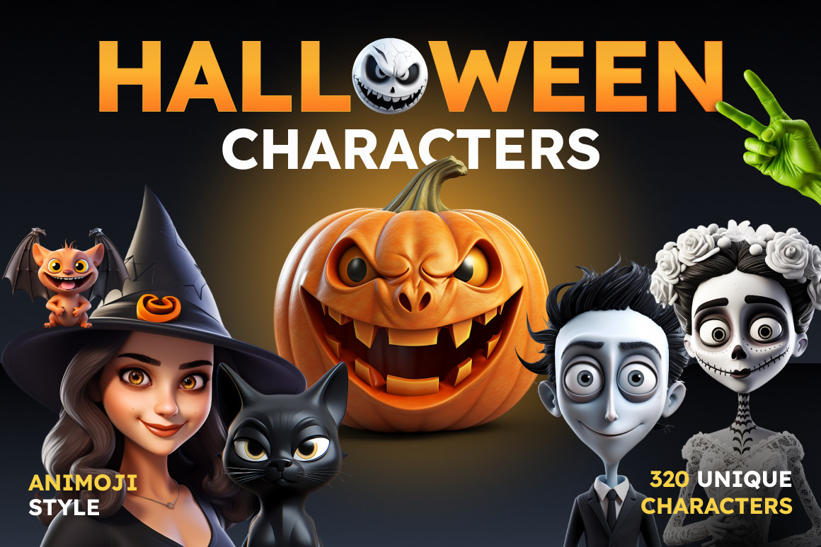 320 Elements Halloween Characters 320 Elements Halloween Characters