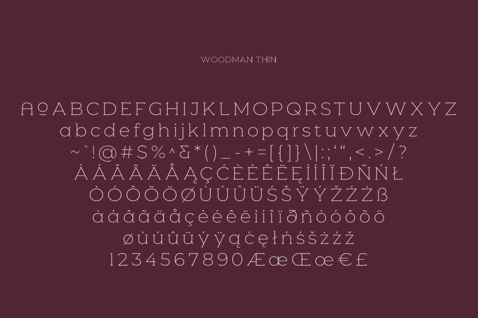 Woodman Slab Serif Font