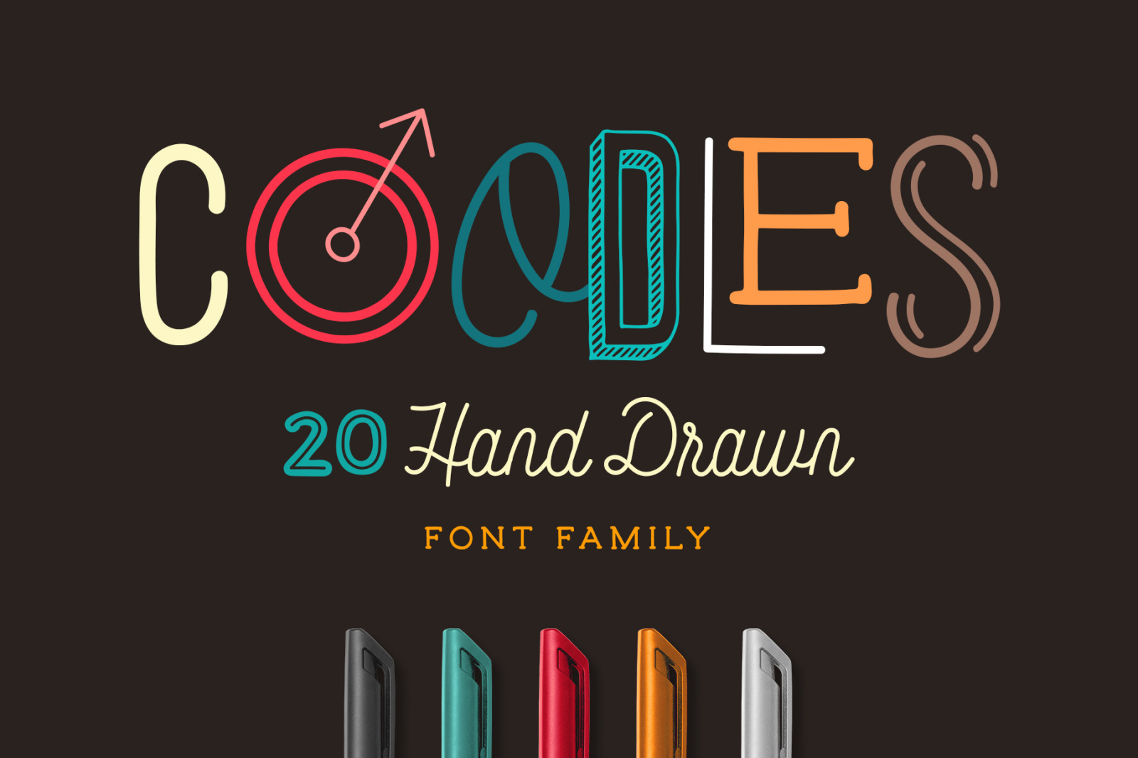 Coodles Hand Drawn Font Family