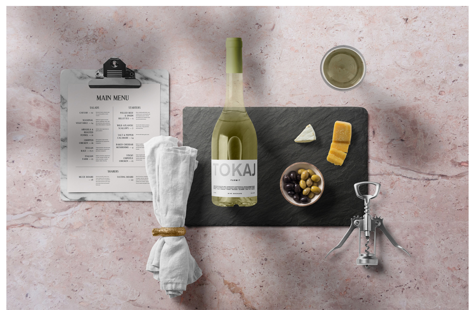 Wine Mockups - Scene Creator Wine Mockups - Scene Creator