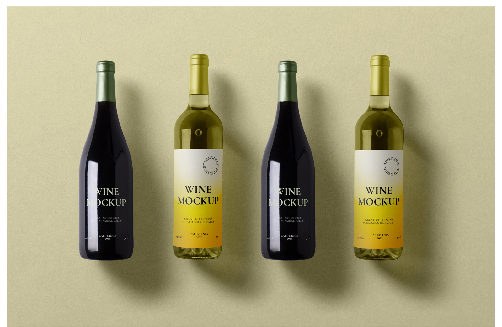 Wine Mockups - Scene Creator Wine Mockups - Scene Creator