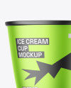 Metallized Ice Cream Cup Mockup