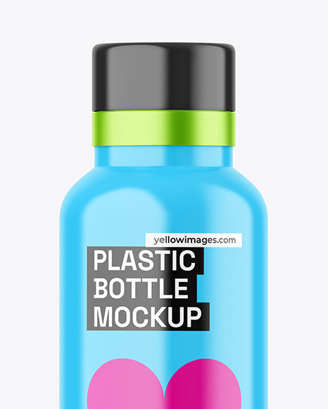 Glossy Thermos Bottle Mockup