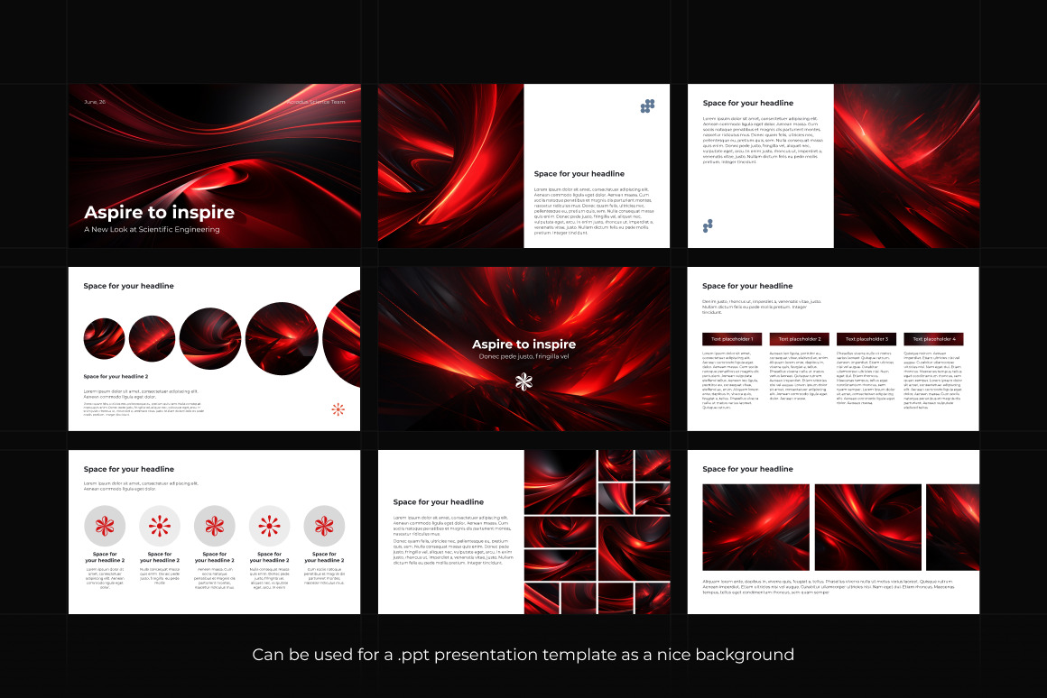 Red Shift ❊ Background Set