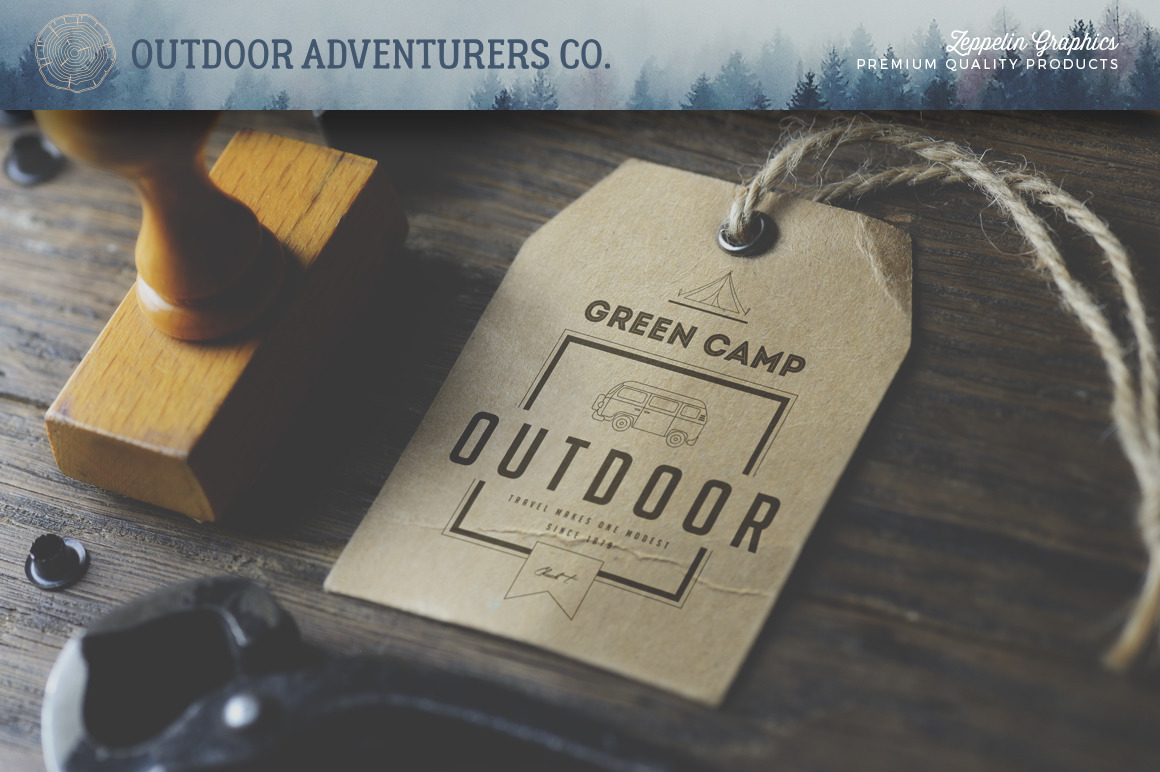 150 Outdoor Adventurers Logos