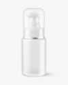 Frosted Cosmetic Bottle Mockup