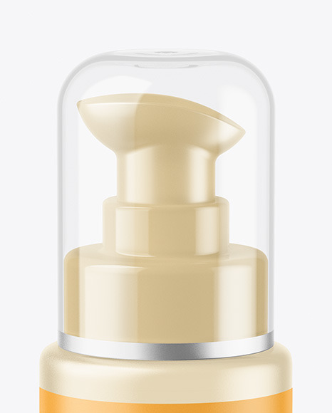 Frosted Cosmetic Bottle Mockup