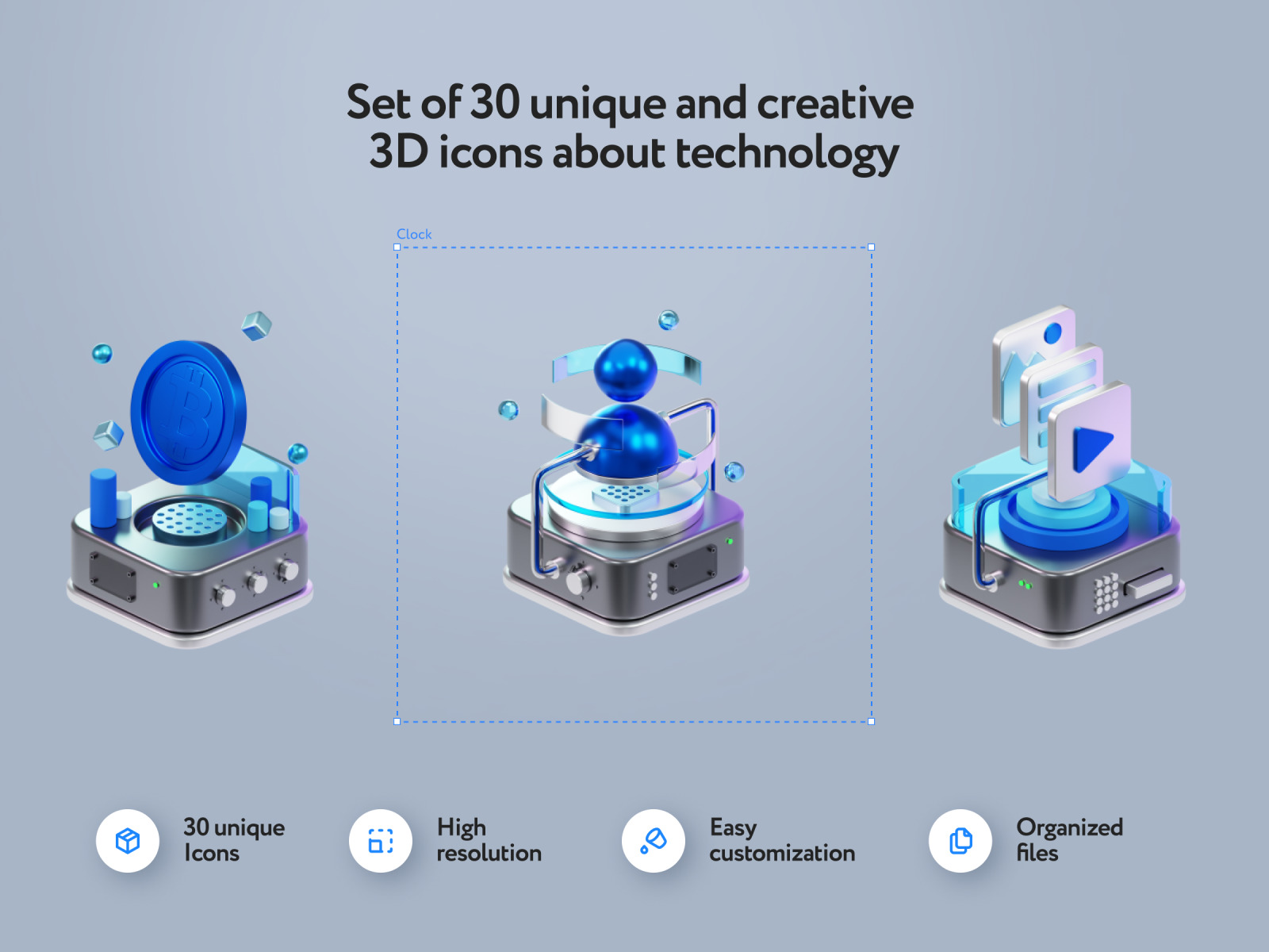 Techsy Technology 3D Icons