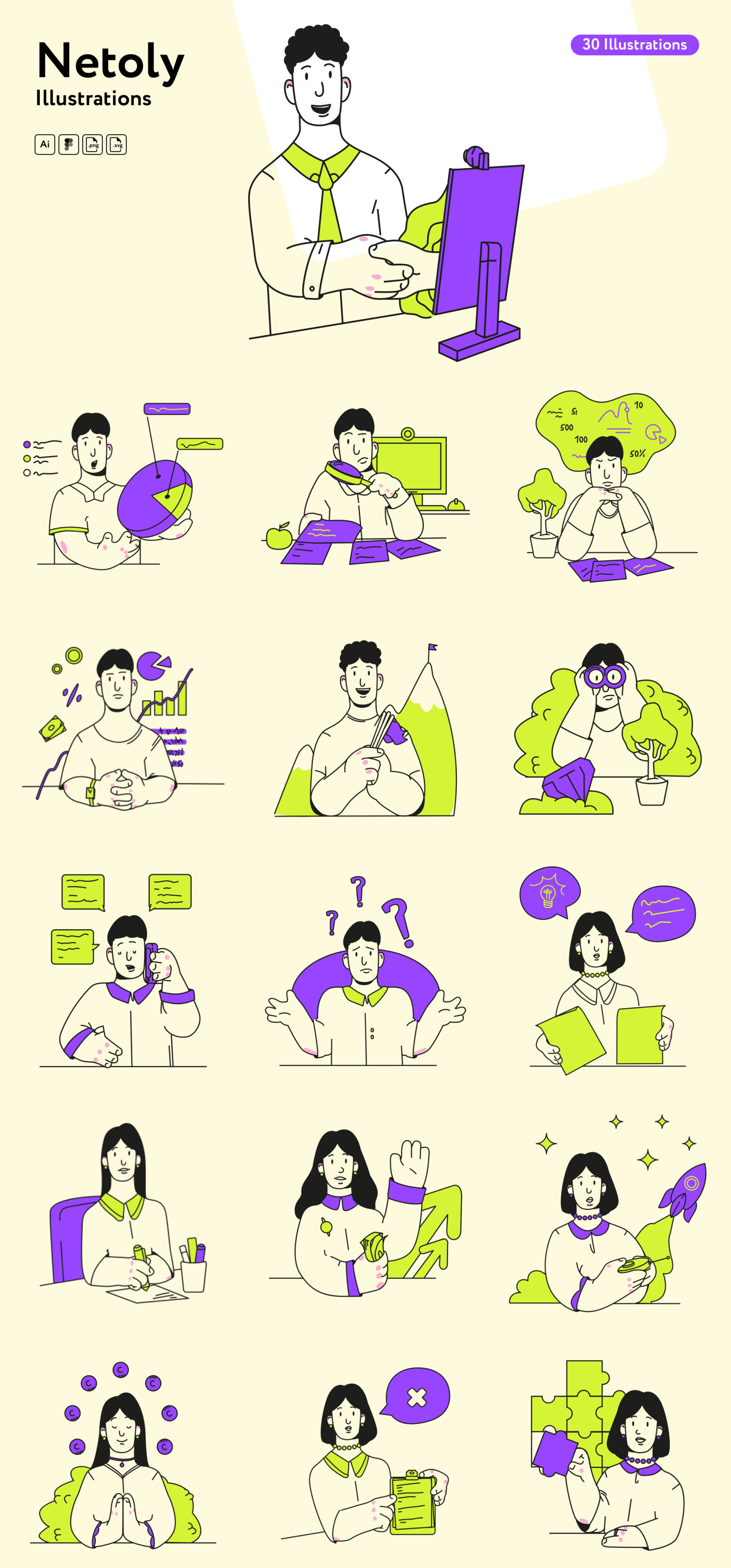 Netoly Business Illustrations Netoly Business Illustrations