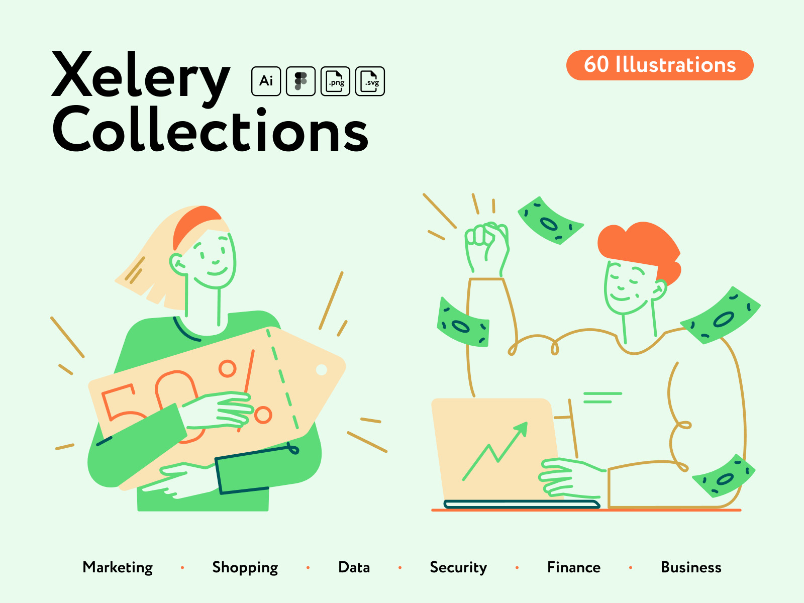 Xelery Illustrations Collection