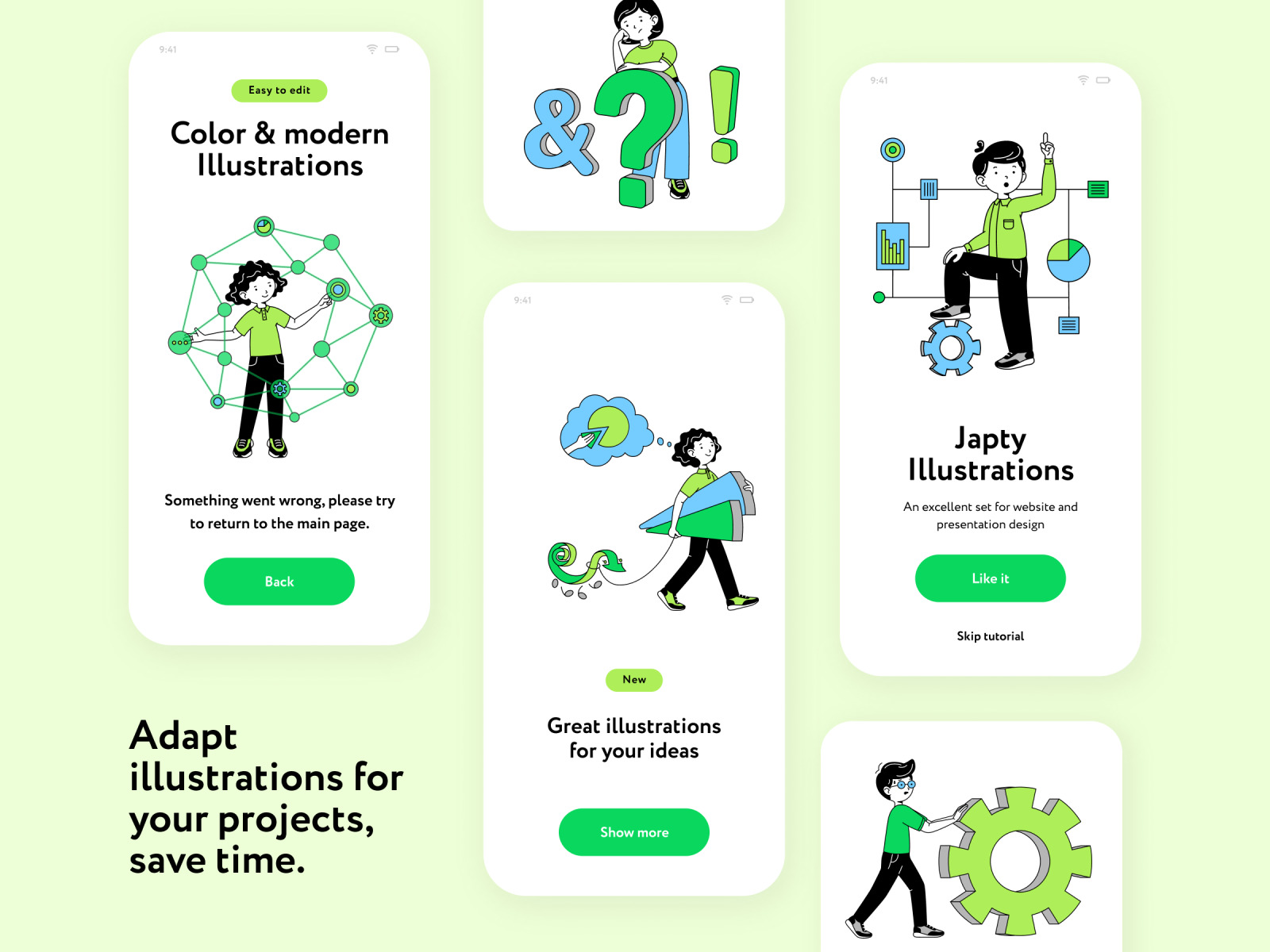 Japty Statistics Illustrations