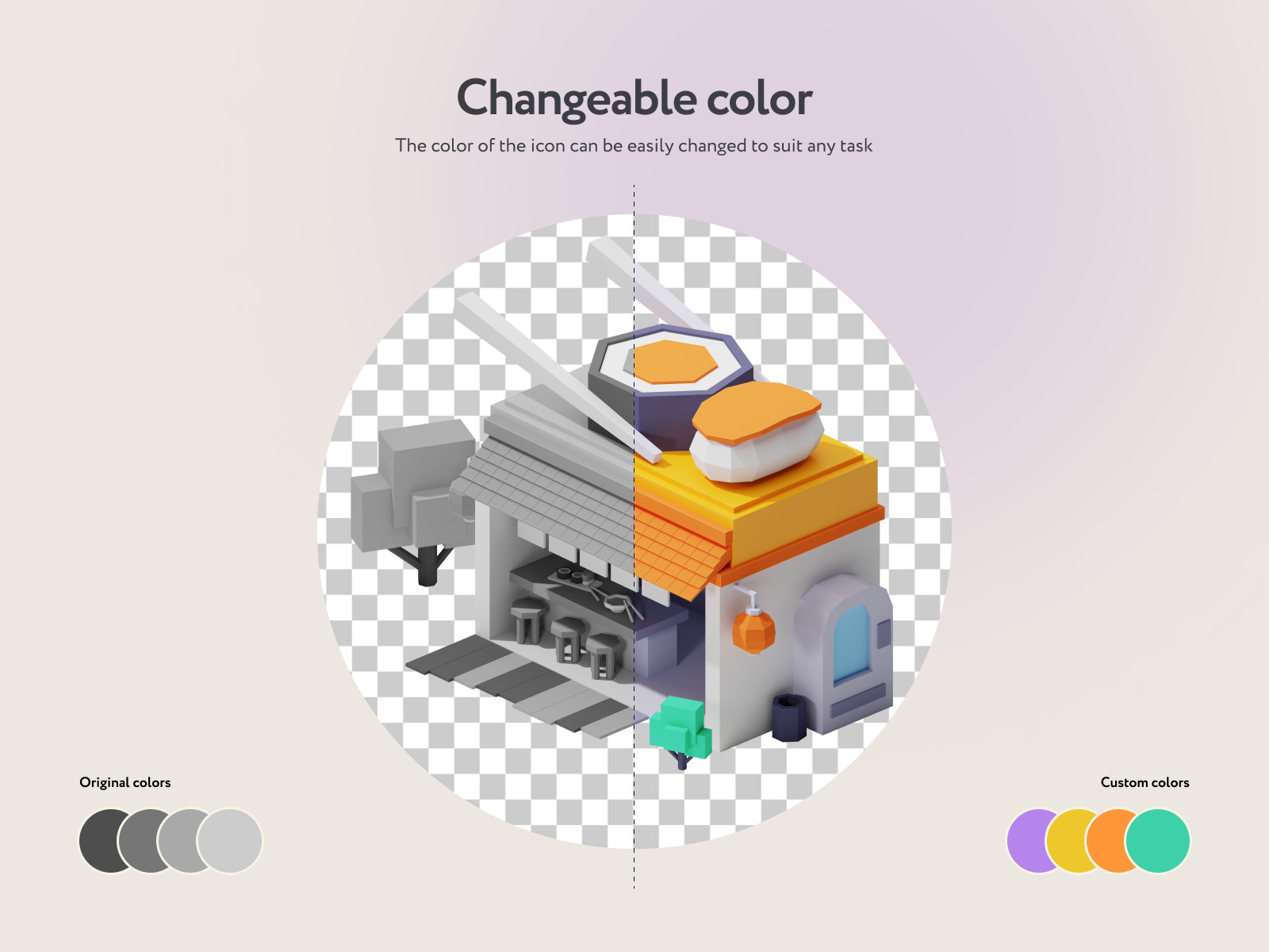 Budler Buildings 3D Icons