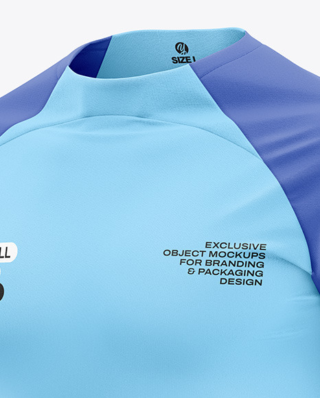 Football T-Shirt Mockup - Half Side View Football T-Shirt Mockup - Half Side View