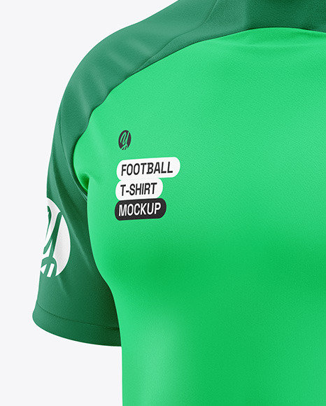Football T-Shirt Mockup - Half Side View Football T-Shirt Mockup - Half Side View
