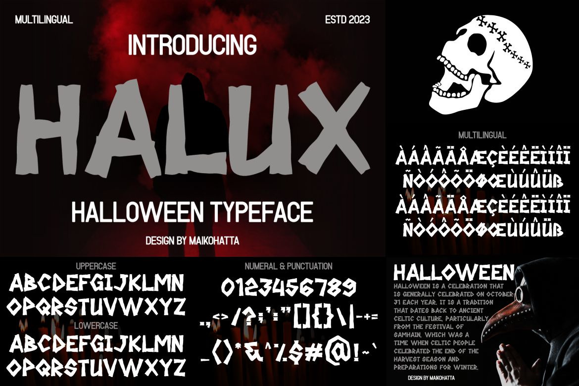 Halloween Font Bundle Halloween Font Bundle