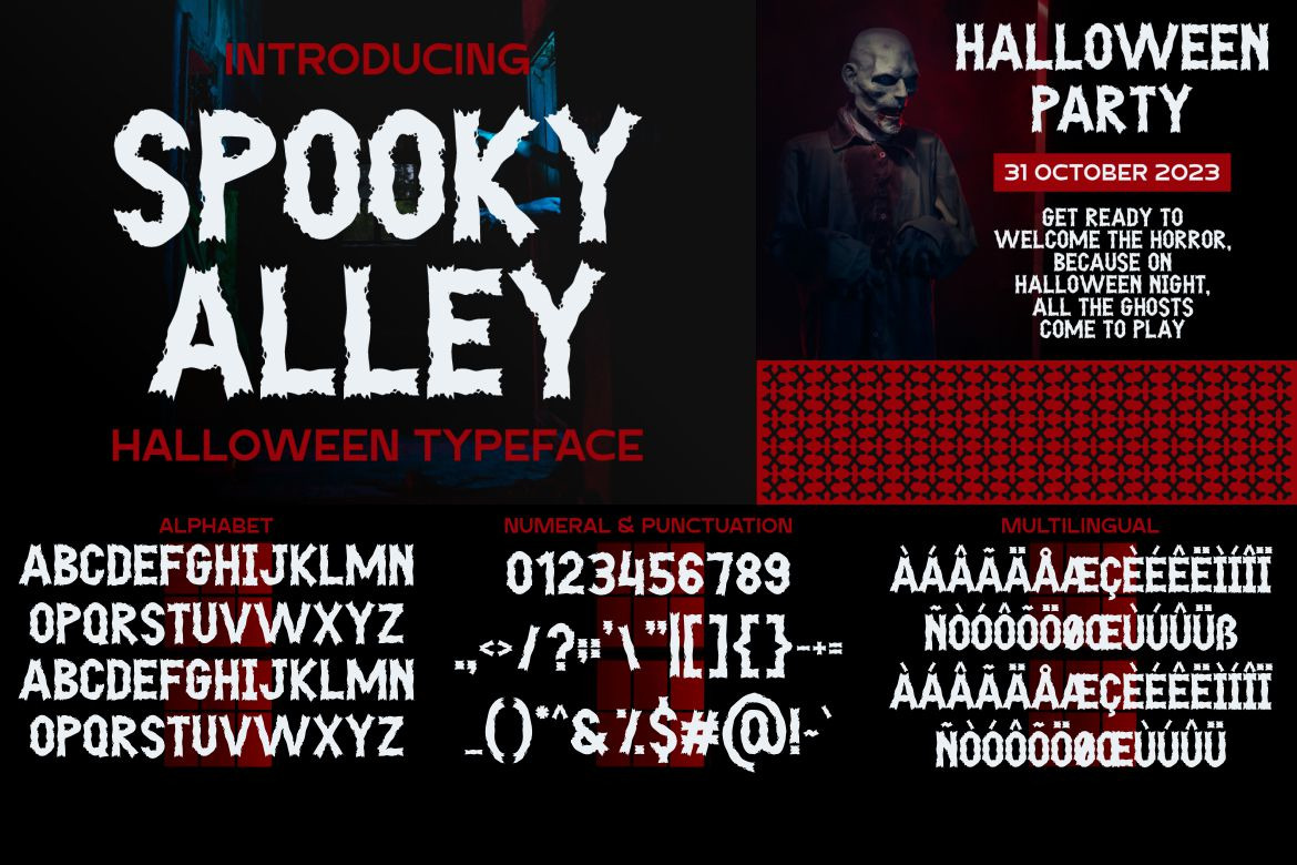 Halloween Font Bundle Halloween Font Bundle