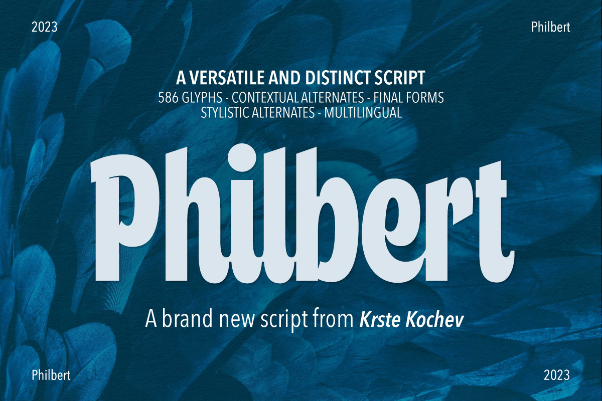 Philbert - Modern Script Font Philbert - Modern Script Font