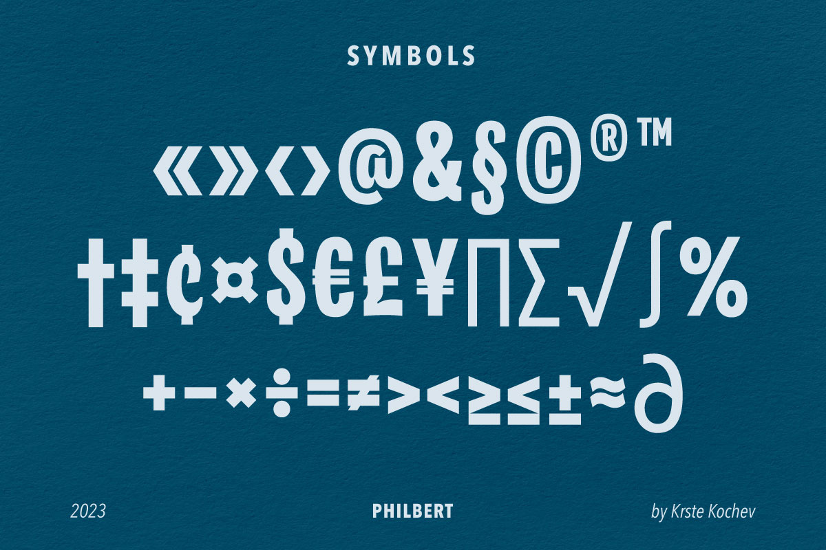 Philbert - Modern Script Font