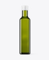 Green Glass Olive Oil Bottle Mockup