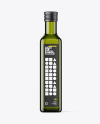 Green Glass Olive Oil Bottle Mockup