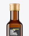 Amber Glass Olive Oil Bottle Mockup