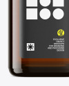 Amber Glass Olive Oil Bottle Mockup