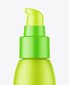 Frosted Plastic Airless Bottle Mockup Frosted Plastic Airless Bottle Mockup