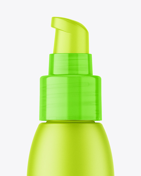 Frosted Plastic Airless Bottle Mockup Frosted Plastic Airless Bottle Mockup