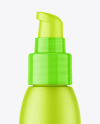 Frosted Plastic Airless Bottle Mockup Frosted Plastic Airless Bottle Mockup