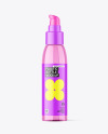 Clear Plastic Airless Bottle Mockup Clear Plastic Airless Bottle Mockup