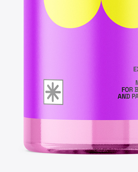 Clear Plastic Airless Bottle Mockup Clear Plastic Airless Bottle Mockup